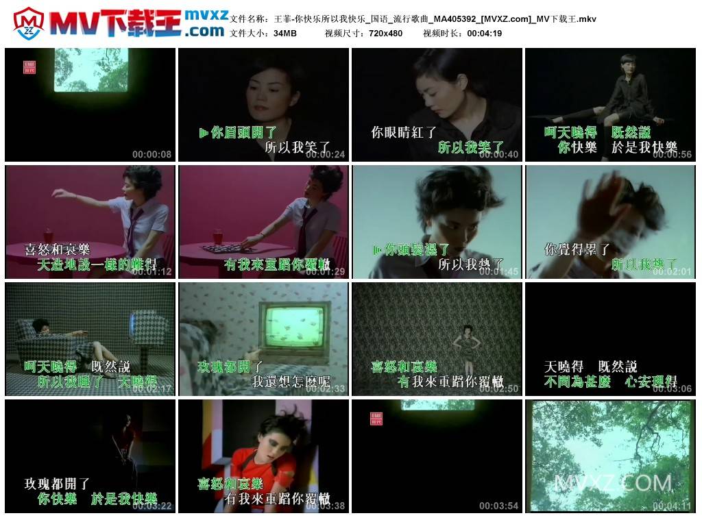 王菲-你快乐所以我快乐_国语_流行歌曲_MA405392